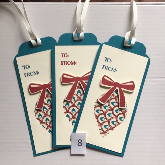 PICK 12 Fancy Christmas Tags FREE SHIPPING - Picture 9 of 15